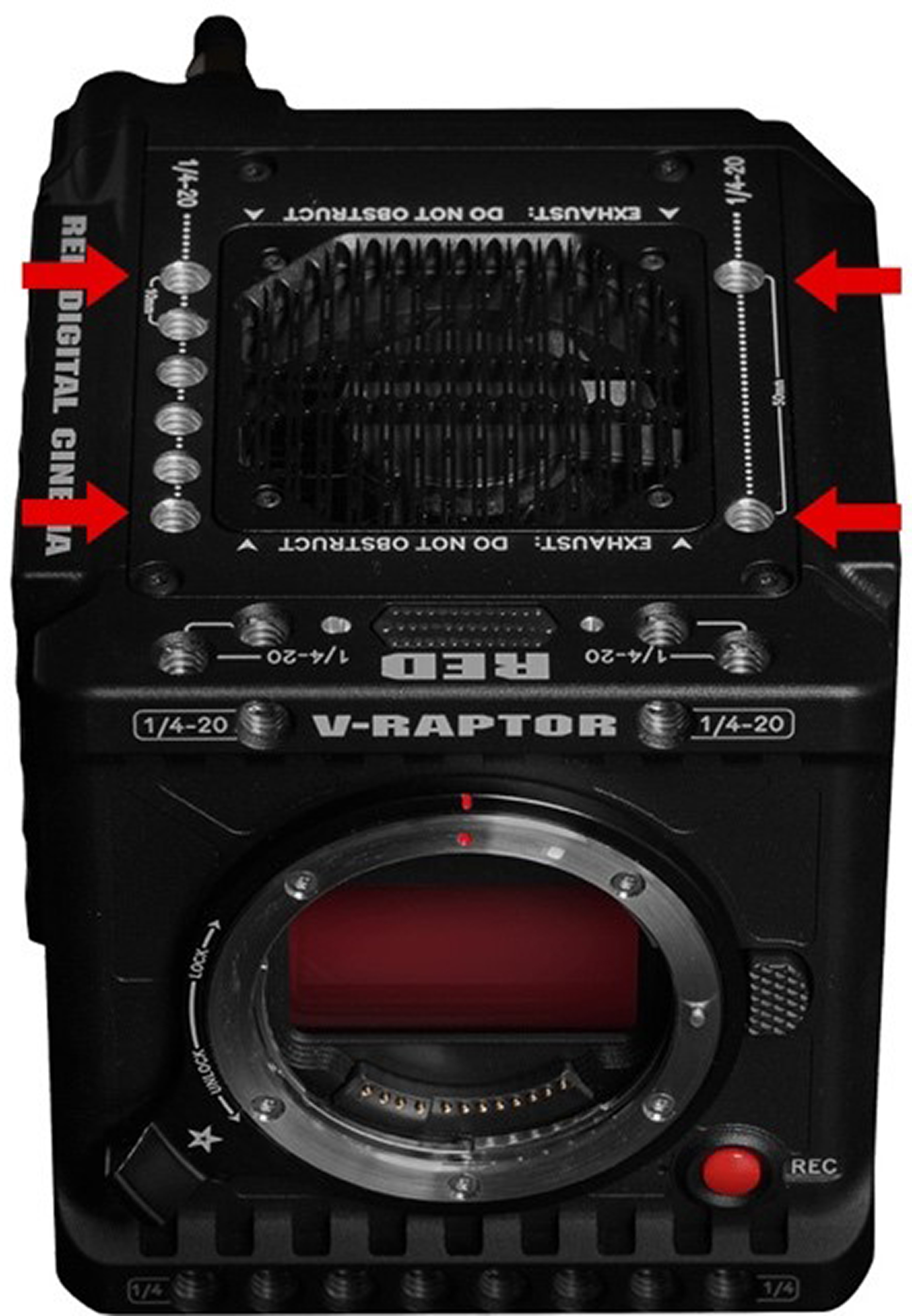 V-RAPTOR® Tactical Top Plate and Battery Adapter (V-Lock or Gold